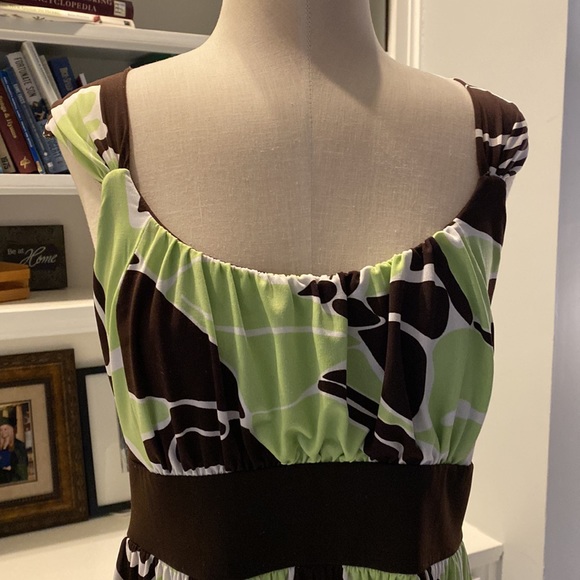 ❤️La Belle Dress Brown/Green Size Large! - Picture 2 of 8